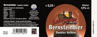 Bernsteinbier Etikett 330 ml Andreas Breiden