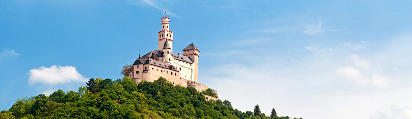 Wahrzeichen des Rheinlands - die Marksburg