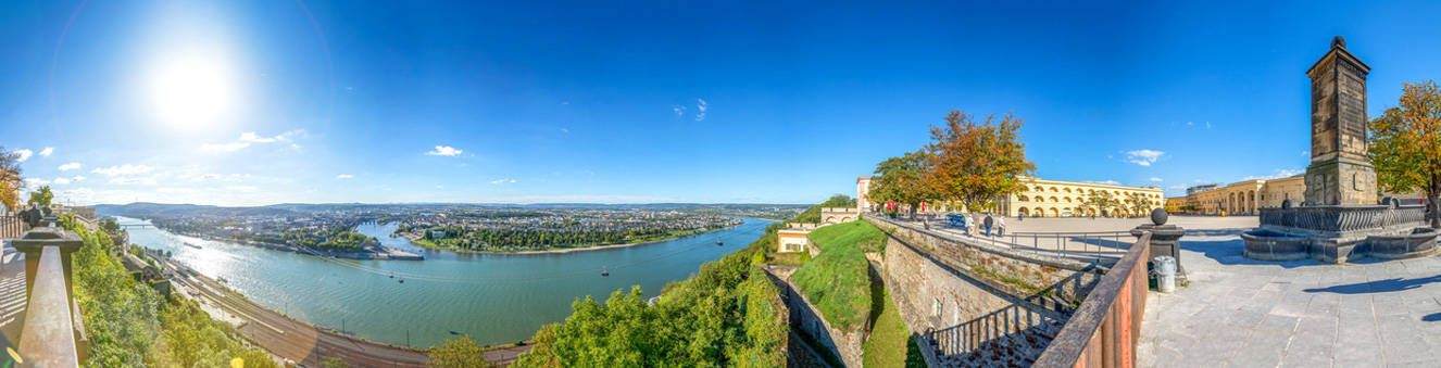 Blick auf das Deutsche Eck